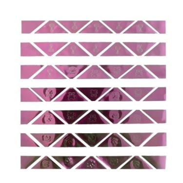 Imagem de Cantoneira 19mm Azul e Rosa - 70 unidades - MOTIVATE, Rosa