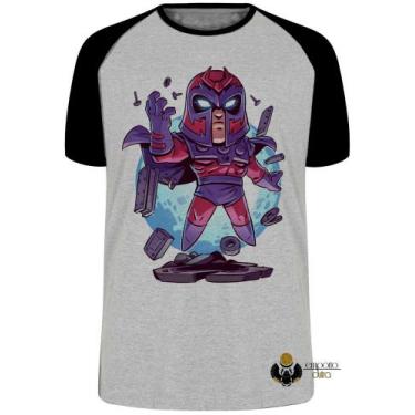 Imagem de Camiseta X Men Mini Magneto  Blusa Plus Size extra grande adulto ou in