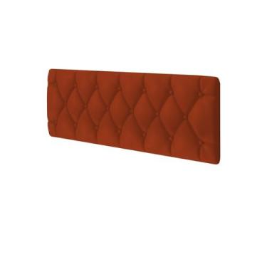Imagem de Cabeceira Estofada Cama Box Solteiro 90 cm Paris - Magazine L, Laranja