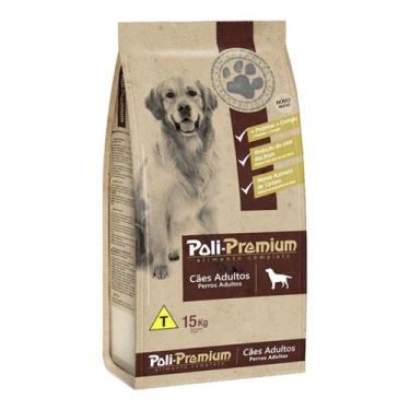 Imagem de Alimento Completo Poli Premium Ração Para Cães Adultos Sabor Frango 15