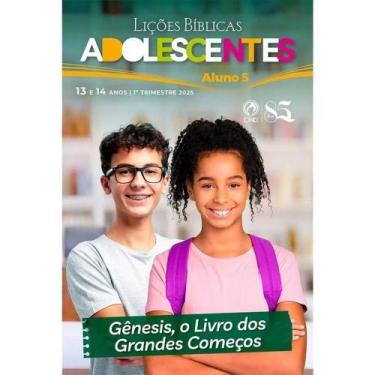 Imagem de Revista Lições Bíblica Adolescentes Aluno 1º Trimestre 2025 - CPAD