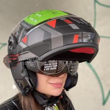 Imagem de Capacete Peels Urban 2 Dynamic Preto Fosco Vermelho, 60, Vermelho