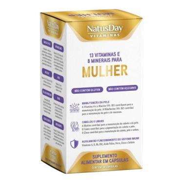 Imagem de Polivitamínico Mulher (30 Cápsulas) - Natusday