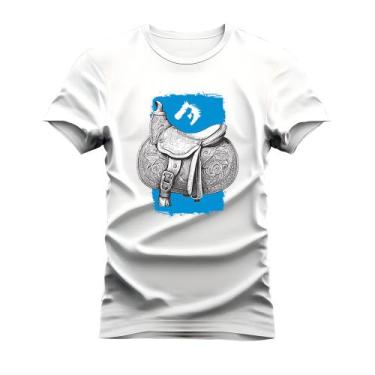 Imagem de Camiseta Plus Size Estampada Algodão Confortável Sela Country - Vida C