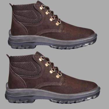 Imagem de KIT Bota Com Bico de Aço - Proteção para o Trabalho - Strano, Pinhão, 