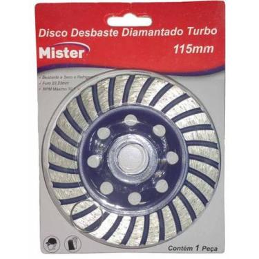 Imagem de Disco Desbaste Diamantado Turbo 115mm Mister