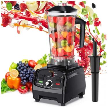 Imagem de Liquidificador de Bancada Profissional 2L 10 Velocidades, 2200W, 110v, GEMAT, Preto
