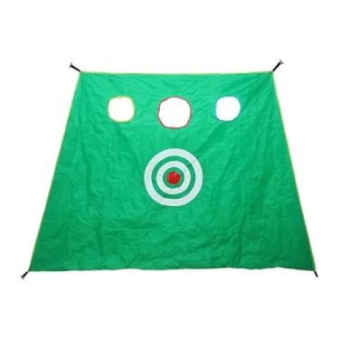 Imagem de UGPLM Alvo de golfe para rede de golfe, pano alvo, balanço, adultos, amantes de golfe, equipamento, auxílio de treinamento para jardim interno, golfe