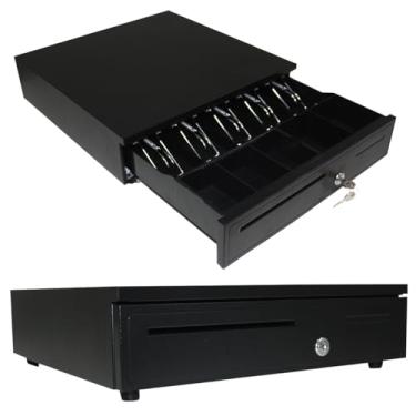 Imagem de Caixa Registradora Gaveta Dinheiro Moeda Aço Chave