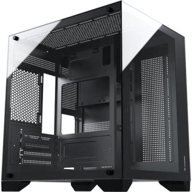 Imagem de Gabinete Gamer Fortrek Clarity Preto Lateral Vidro