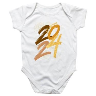Imagem de Body intantil Ano Novo Feliz 2024 fogos - Alearts, GG