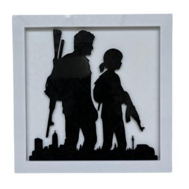 Imagem de Quadro Decorativo The Last of US (Branco)