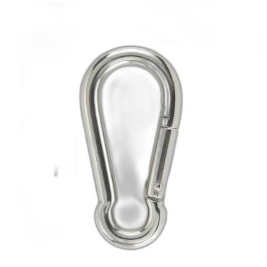 Imagem de Mosquetão Inox Simples 7Mm X 70Mm Sem Olhal Engate Rápido