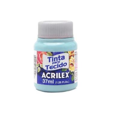 Imagem de Tinta Para Tecido Acrilex Fosca 37ml Escolha a Cor, 579 - AZUL HORTENS