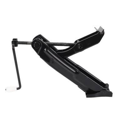 Imagem de Macacos com manivela manual, macaco para carro e kit de suporte, macaco portátil para carro, adequado para reboques, campistas e trailers, etc.