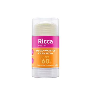 Imagem de Bastão Protetor Solar Facial FPS60 Efeito Matte 20G Ricca