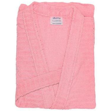 Imagem de Roupão Atoalhado Juvenil Briza Rosa  4013  Tamanho 12