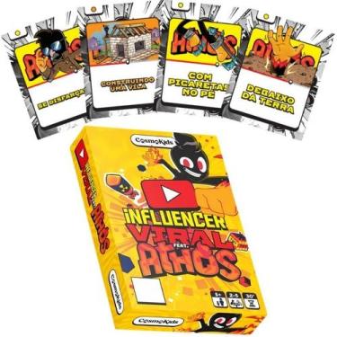 Imagem de Jogo De Cartas Influencer Viral Minecraft Youtuber Edição Athos - Cosm