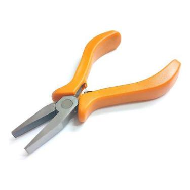 Imagem de Alicate Ourives Chato Aço Bijou 115mm C Mola Bico De Pato - BESTFER