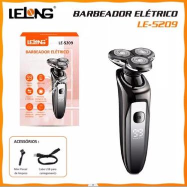 Imagem de Barbeador Elétrico Profissional C/ 3 Lâminas Le-5209 Lelong