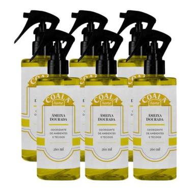 Imagem de Kit 6 Odorizante de Ambientes e Tecidos Ameixa Dourada 260ml - Coala E