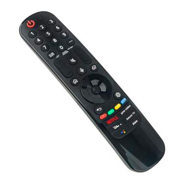 Imagem de MR22GA MR22GN AKB76039901 Controle remoto de substituição Magic Voice compatível com LG Smart TV NANO80/UQ90/UQ80/UQ75/UQ80/Z2/G2/A2/B2/C2/QNED99/90/85/80 Series MR21GA MR21GC OLED55B 2PUA (modelo