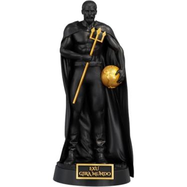 Imagem de Estátua Exu Gira Mundo Imagem Umbanda Candomblé (Cor Aurum Noctis)