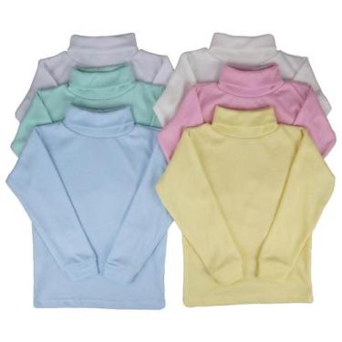 Imagem de Camiseta Blusa Cacharrel Infantil Bebê Ribana 1 Ao 8 - Tanran Baby, Am