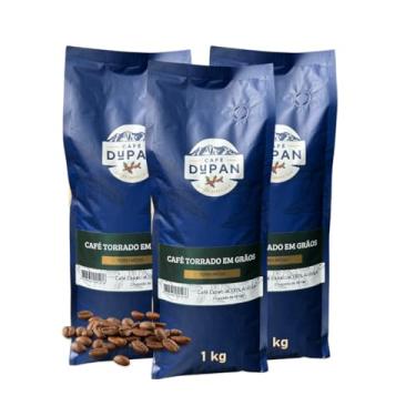 Imagem de Kit Café Especial em Grãos Dupan – 100% Arábica Gourmet, Torra Média, Sabor Intenso e Aromático (3Kg, Torra Média Especial)