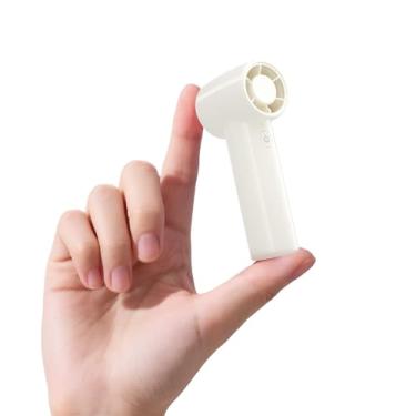 Imagem de HandFan Poderoso ventilador portátil pequeno, mini ventilador portátil de alta velocidade, pequenos ventiladores de mão pessoais recarregáveis, tamanho de bolso, velocidade máxima do vento, para