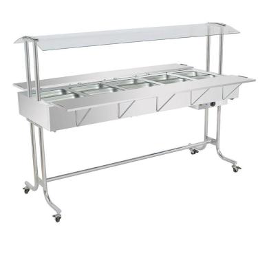 Imagem de Estufa De Aquecimento Master Com 10 Cubas 1/2 Venâncio Inox Ea10m 220v