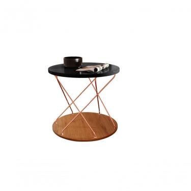 Imagem de Mesa De Centro Trançada Larflex Preto,Cobre