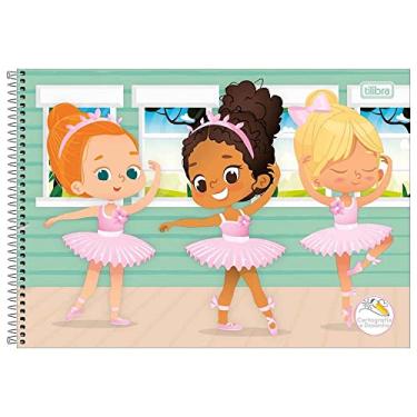 Imagem de Caderno Cartografia Capa Dura Tilibra Menina 96 Folhas