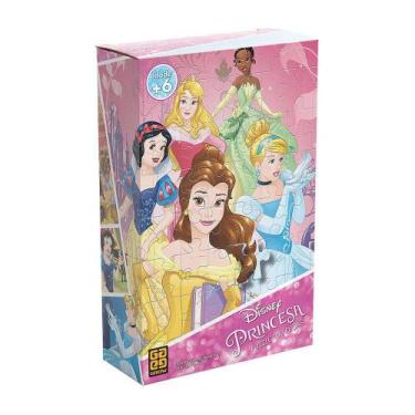 Imagem de Quebra Cabeça Infantil Disney Princesa Puzzle 100 Peças Grow