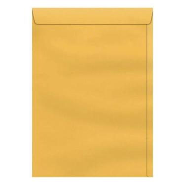 Imagem de Envelope Saco Amarelo Sko034 Ofício 240X340Mm Scrity 250Un, Amarelo