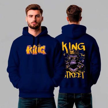 Imagem de Moletom Canguru Estampado King Street REF1279-Masculino