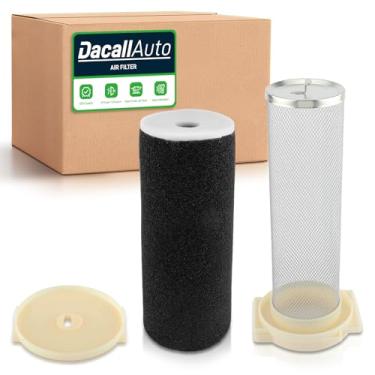 Imagem de Dacall Filtro de ar e guia e kit de tampa de extremidade para Yamaha Grizzly 600 (1998-2001), Grizzly 660(2002-2008), Raptor 350(2004-2013), Warrior 350(1987-2004), Wolverine 350(1995-2004), Wolverine