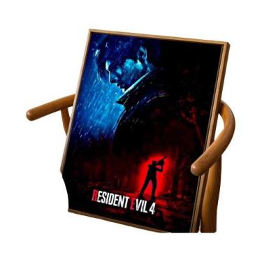 Imagem de Resident Evil Clássico Videogame Poster Autoadesivo Papel Impermeável 