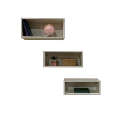 Imagem de Nichos Decorativos Organizadores - Kit 03 Medidas - Branco - CGL