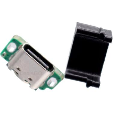 Imagem de Deal4GO USB-C Charging Port Mod Power Connector replacement for Gameboy Advance SP GBA SP console AGS-001 (2003) - Black