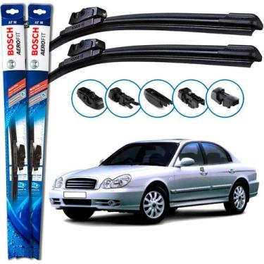 Imagem de Par Palheta Limpador Parabrisa Bosch Sonata 2001 2002 2003 2004 2005