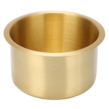 Imagem de Organizador de Garrafas de Barco Bebida Suporte de Aço Inoxidável Stand para RV Yacht Caravan Poker Table Com Design Embutido de Cobre Banhado