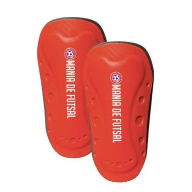 Imagem de Caneleira Mania De Futsal Premium Pequena Colorida, Premium, Novalogo,