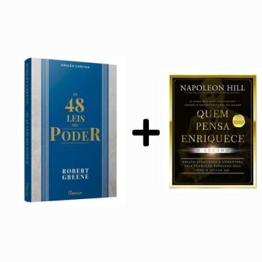 Imagem de Kit Livros físico, As 48 leis do poder, Robert Greene + Quem Pensa Enr