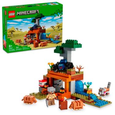 Imagem de LEGO Minecraft A Expedição na Mina do Tatu 247 Peças 21269