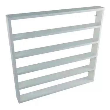 Imagem de Esmalteiro Com Divisórias Suspenso Branco 64X67X8Cm - Deep
