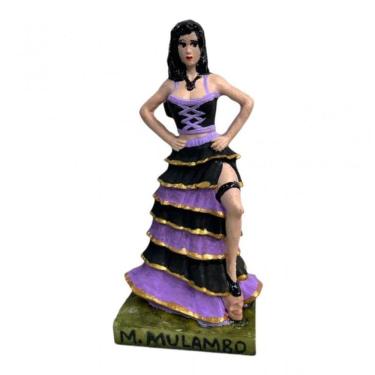 Imagem de Escultura Pomba Gira Maria Mulambo 15 Cm Em Resina