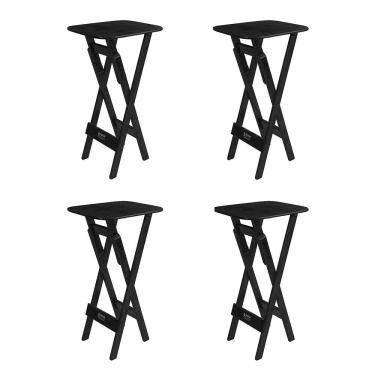 Imagem de Bistrôs Dobrável Alta para Festas e Barzinhos Show Preto