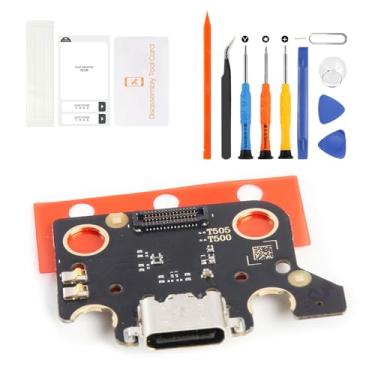 Imagem de Olivechard Substituição da placa de porta de carregamento para Samsung Galaxy Tab A7 10,4 polegadas 2020 SM-T500 T505 USB-C base de carregamento PCB USB substituição com ferramentas (sem cabo flexível