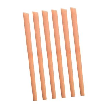 Imagem de rockible 6 peças de capas de espuma para postes de trampolim, 15,75 polegadas, acolchoamento de substituição para cama de salto ao ar livre para meninos e, Laranja